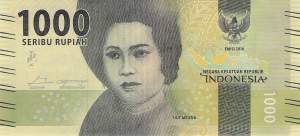 Indonesien 1000 Rupiah 2017 p154b